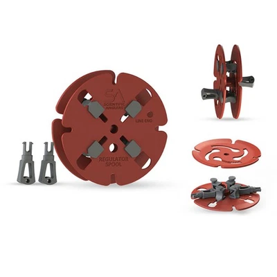 Carretel regulador Scientific Anglers vermelho/cinza - Imagem 1 de 4
