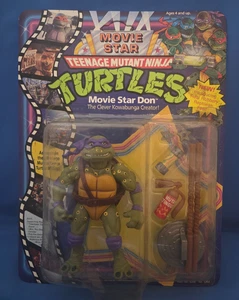 NIB NEW Movie Star Don 1991 Unpunched TMNT Teenage Mutant Ninja Turtles Unopened - Picture 1 of 2