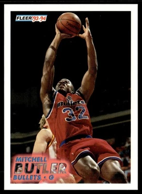 1993-94 Fleer Mitchell Butler Rookie Washington Bullets #392 - Image 1 of 2