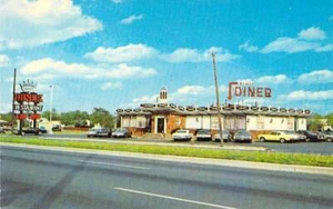 Burlington NJ Diner 60's Fridge Magnet - Picture 1 of 1