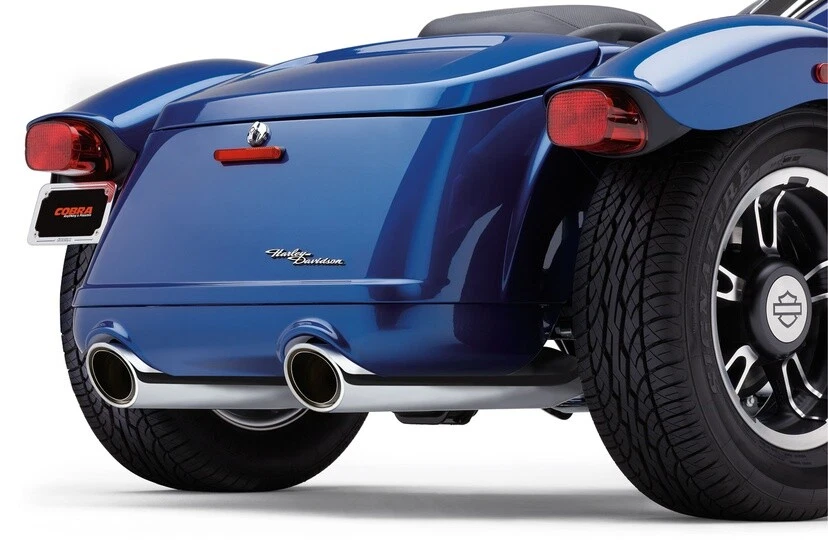 Silenciadores gemelos Cobra 909 para Harley-Davidson Freewheeler - Cromo - 6302 Foto 1 de 1