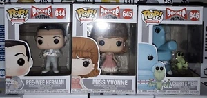 Pee-Wee Herman Funko Pop Vinyl Figure Set #644-646 Vaulted Unopened Brand New - Picture 1 of 1