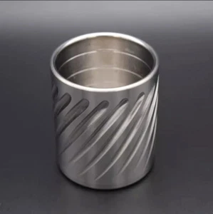 140ml Solid TC4 Titanium Water Beer Cup Wine Glass Storage Tank Drinks Container - Picture 1 of 16