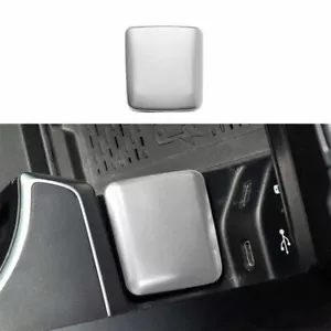 For Benz GLE GLS 2020-22 Silver Titanium Middle Console Cigarette Lighter Cover - Bild 1 von 10