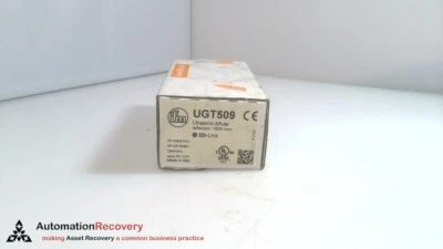 IFM UGT509, ULTRASONIC SENSOR, NEW #329241 - Image 1 of 4