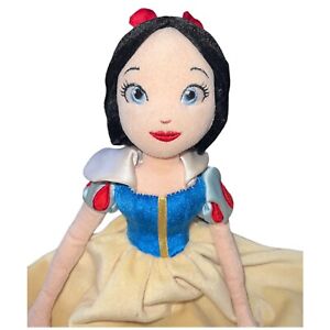Disney Store Princess Snow White Plush Doll 15” Inches Hoop Retail Velour Skirt