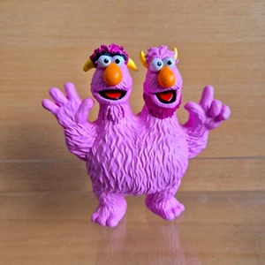 Sesame Street TWO HEADED MONSTER Figure 3.5" PVC Jim Henson - Picture 1 of 5