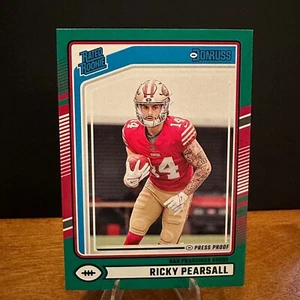 2024 Donruss Ricky Pearsall Rated Rookie Green #318 49ers RC - Picture 1 of 2