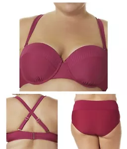 Womens Terra and Sky Bikini Set (Top & Bottom), Plus 4X - New - Picture 1 of 7