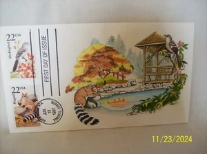 Copertina primo giorno di prosciutto per Mockingbird & Ringtail 1987 99/225 - Foto 1 di 1