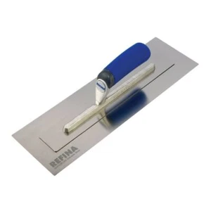 Refina 228194 SuperFlex Plastering Trowel 14x5" Stainless Steel 0.4mm Soft Grip  - Picture 1 of 1