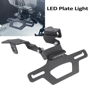 For CFMOTO 800MTX 450MT IBEX450 Adjustable Foldable License Number Plate Bracket - Picture 1 of 22