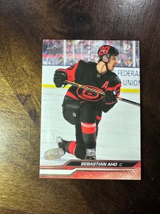 2023-24 Upper Deck UD Series 1  #30 Sebastian Aho - Carolina Hurricanes