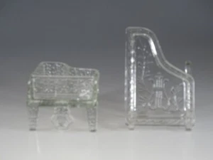 Vintage L.E. Smith Glass Cigarette Box Trinket Box Candy Jar c.1935 - Picture 1 of 7