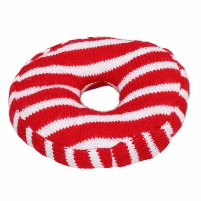 Cat Gift Christmas Festive Plush Kitty Toy Three Doughnuts Toy With Catnip - Image 1 of 4