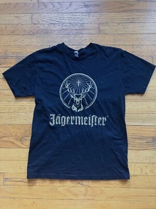 Jagermeister Black T-Shirt Men's M Classic Deer Stag Booze Liquor Drink Jager - Bild 1 von 4