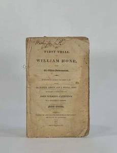 Angeklagter / Erster Prozess gegen William Hone wegen einer Ex-Officio-Information um 1917 - Bild 1 von 1