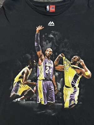 Camisa vintage Kobe Bryant Majestic Los Angeles Lakers Mamba - Imagem 1 de 4