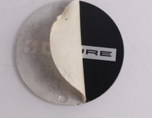 Shure Logo Case Badge Emblem Decal ==50mm - Photo 1/6