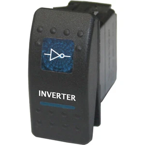 Wippschalter 568B INVERTER Dual LED blau EIN-AUS SPST 12V/24V - Bild 1 von 1