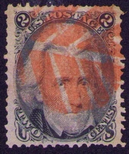 # 93 -  LEAF FANCY CANCEL - VIBRANT STRIKE on GRILLED BLACKJACK w BIG MARGINS !! - Picture 1 of 2