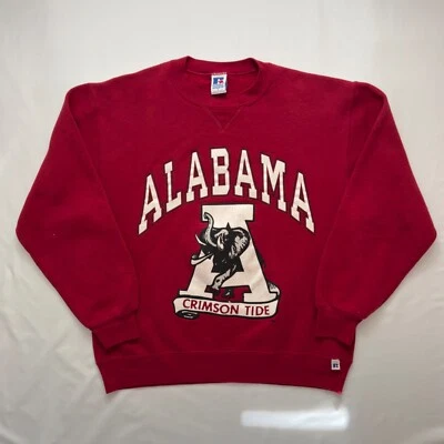Vintage Russell Athletic Alabama Crimson Tide Sweatshirt Size L Made in USA NCAA - Image 1 of 4