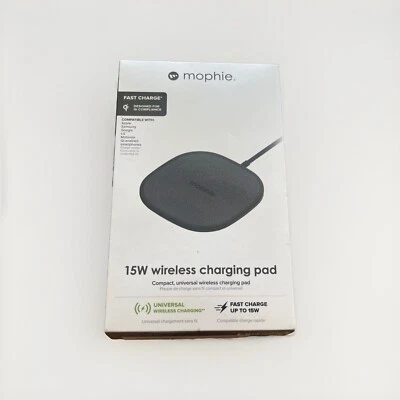 Mophie 15W Fast Charge Wireless Charging Pad for iPhones & Galaxy Phones - Image 1 of 3