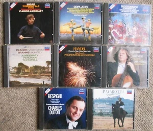 London Records Classical 1st First Pressing West Germany 8 CD lot Very Clean - Imagen 1 de 3