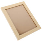 Wooden Picture Frame Tabletop Decorative Rustic Smooth Photo Display Frame