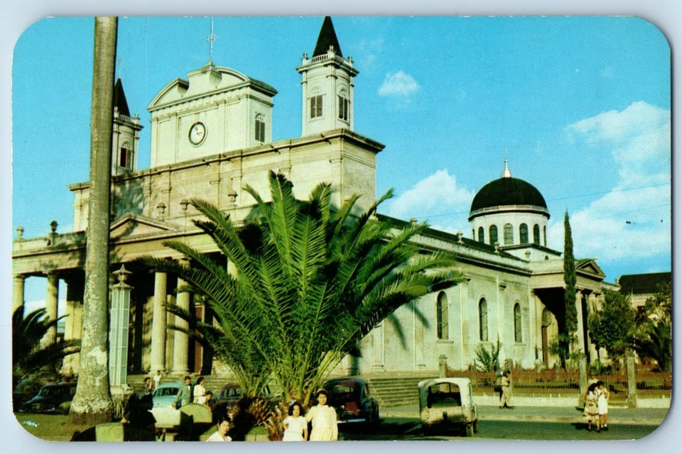 San Jose Costa Rica Postcard Metropolitan Cathedral c1950's Vintage Unposted - Изображение 1 из 2