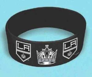 Los Angeles Kings NHL Pro Hockey Sports Party Favor Rubber Wrist Cuff Bands - Picture 1 of 1