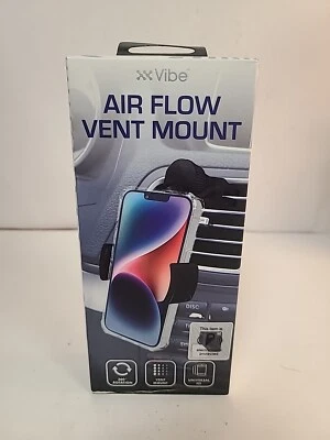 Vibe Auto - Soporte para teléfono celular con montaje de ventilación móvil de flujo de aire libre sellado de fábrica  Foto 1 de 4