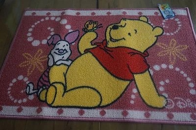 BRAND NEW DISNEY WINNIE THE POOH RUG CARPET 50X76 CM 100% NYLON MADE IN EGYPT   - Image 1 of 2