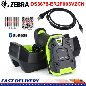 Zebra DS3678-ER2F003VZCN scanner di codici a barre Bluetooth 2D senza fili ultra robusto nuovo - Foto 1 di 11