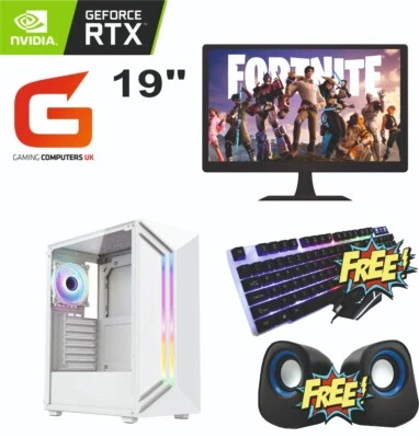 FAST GAMING PC  i5  32GB GB 240 GB SSD 1TB HDD 4GB NVIDIA 1650 19" - Image 1 of 2