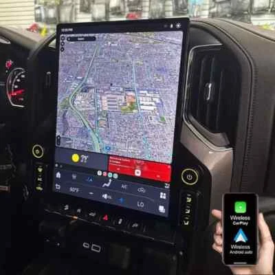 15.6" Radio For Chevrolet Silverado GMC Sierra 2019-2023 Tesla Vertical Screen Foto 1 de 4