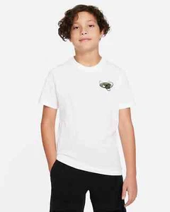 Nike White Just Do It T-shirt White, Sz M - Picture 1 of 2
