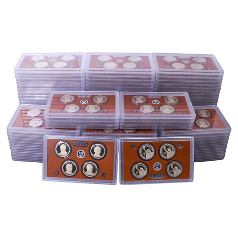 2014 S Presidential Dollar Proof Set 100 Pack 400 Coins No Boxes or COA US Coins Cover