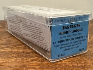 PBL SN3 D&RGB Short Caboose W/ Interior Car Kit PBL-R11 S SCALE SEALED - Picture 1 of 3