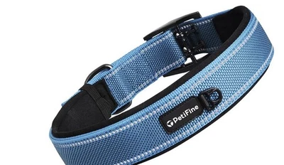 PetiFine Blue Dog Collar - Size Large, New - Image 1 of 4