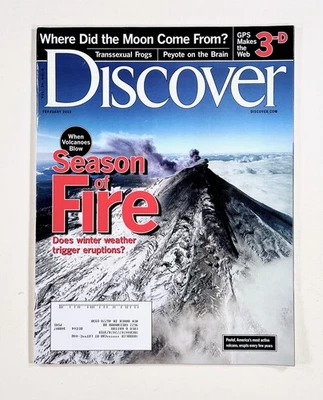 2003 Feb DISCOVER Weather & Volcanic Eruptions ORIGIN OF MOON Peyote & the Brain Foto 1 de 4