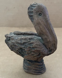 Vintage PELICAN Studio Art Pottery Figurine Artist Signed Jane Valtin - Picture 1 of 6