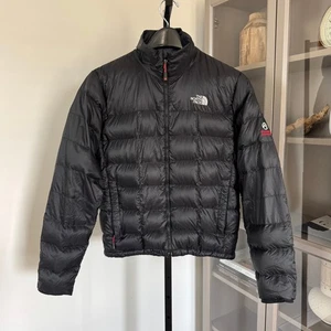 The North Face Summit Series 800 Down Black Jacket Medium Logo Quilted Puffer - Picture 1 of 6