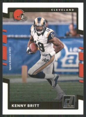 2017 Donruss #81 Kenny Britt Cleveland Browns 50293 - Image 1 of 2
