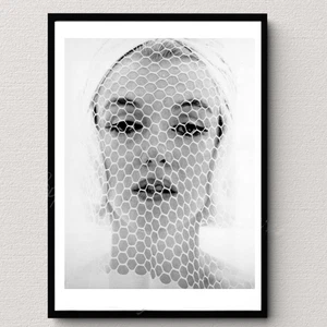Vintage Marilyn Monroe Poster Black & White Wall Art  - Picture 1 of 23