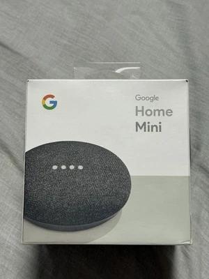 Nuevo Google Home Mini Asistente Inteligente - Carbón (GA00216-US) Sellado Foto 1 de 3