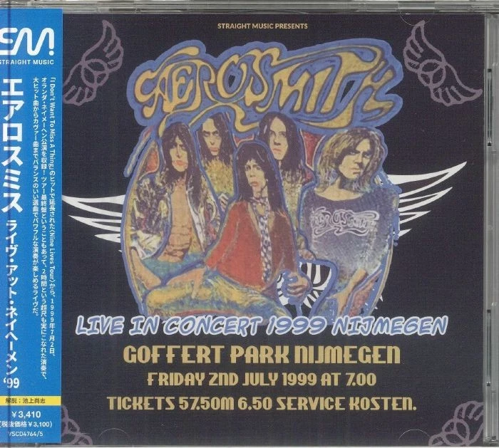AEROSMITH - Live At Nijmegen '99 - CD (2xCD with obi-strip) - Image 1 of 1