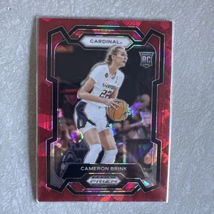 2024 Panini Prizm Draft Cameron Brink Rookie Red Ice 🔥 Stanford - Picture 1 of 2