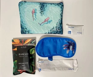 United Airlines UA Christie Shinn Amenity Kit Hawaii First Class New - Picture 1 of 2