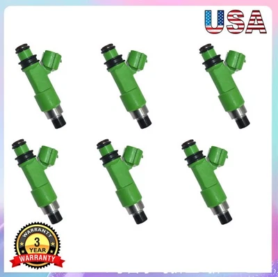 Juego de 6 inyectores de combustible para Subaru Legacy Outback 2010 2011 2012 2013 3,6 L H6 EE. UU. Foto 1 de 4